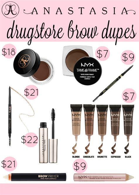 anastasia brow dupe
